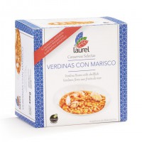 verdinas Con Marisco- o Vieras  lata 400 gr